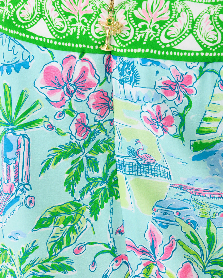 Amalfi Silk Maxi Dress