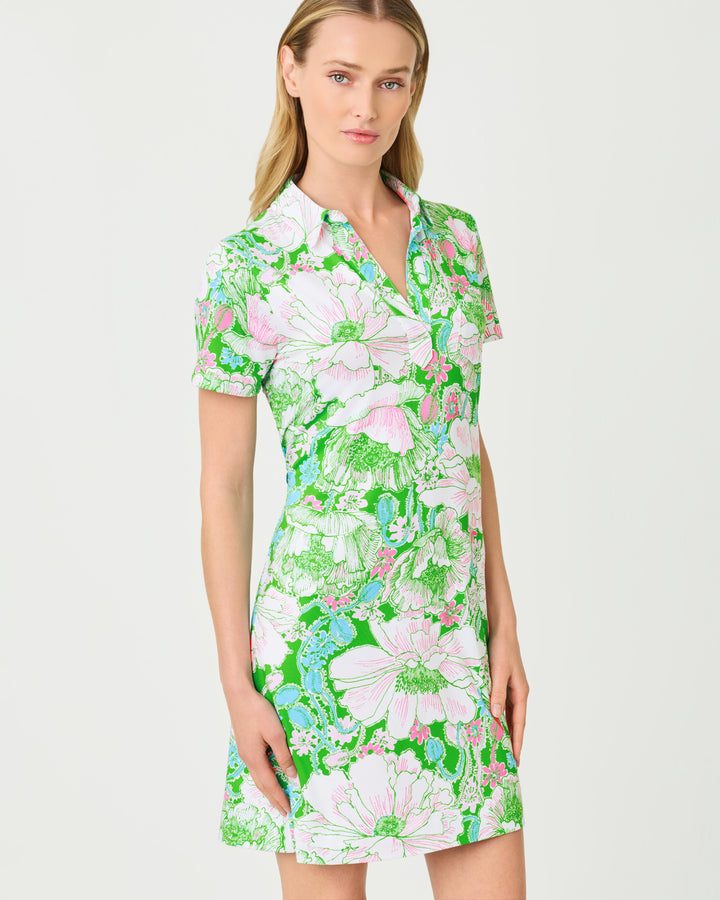 UPF 50+ Dune Dress - Putting Green Poppyland