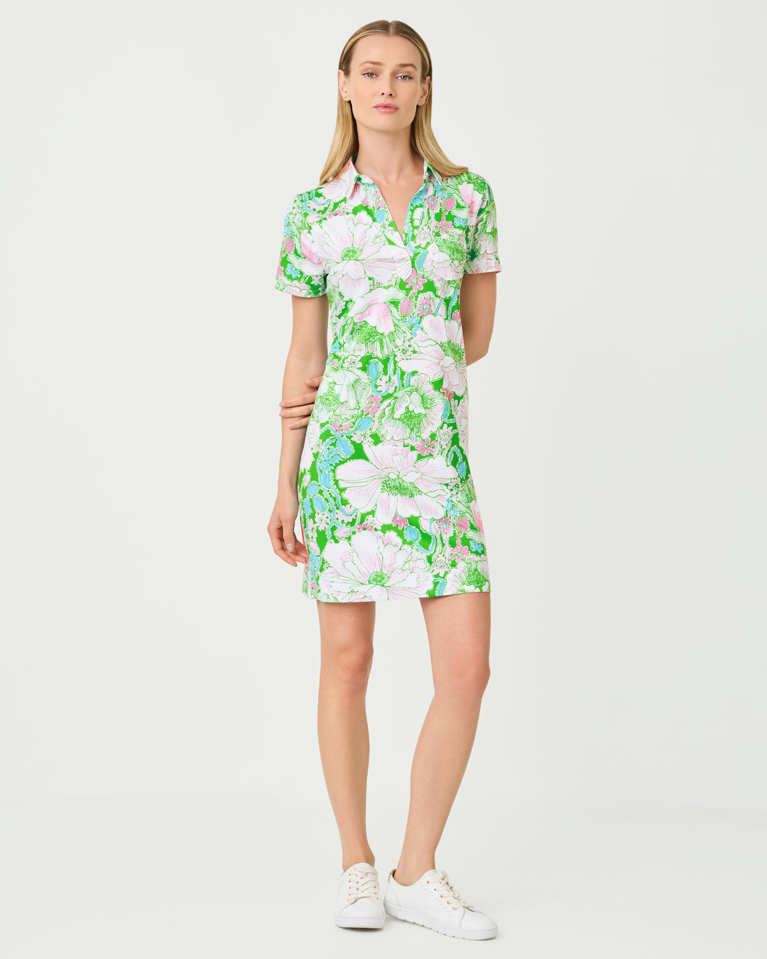 UPF 50+ Dune Dress - Putting Green Poppyland