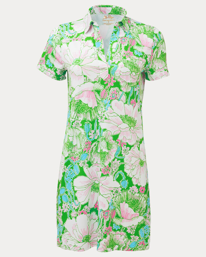 UPF 50+ Dune Dress - Putting Green Poppyland