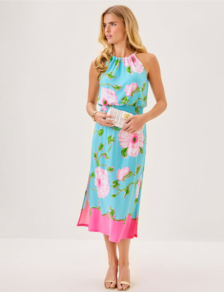 Gracelyn Halter Midi Dress