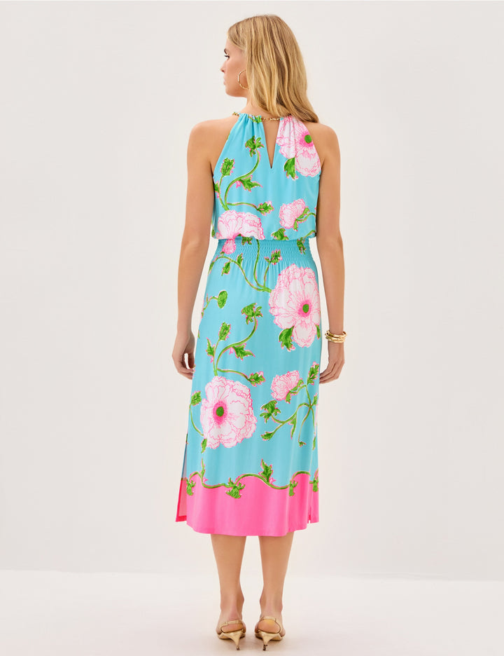 Gracelyn Halter Midi Dress