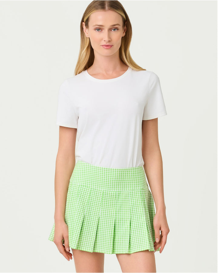 Annora Upf 50+ Skort - Pistachio Macaron Lil Check