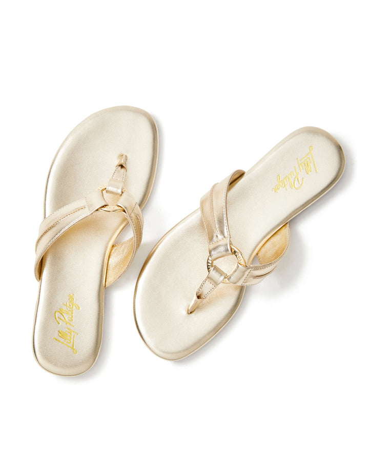 Mckim Sandal - Gold Metallic