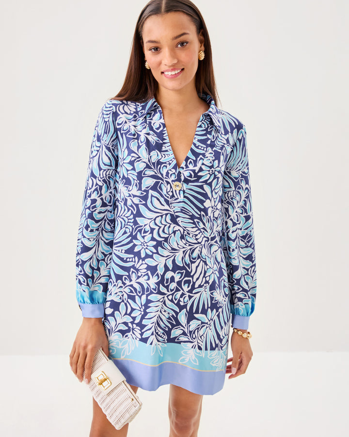Iralanne Long Sleeve Popover Dress