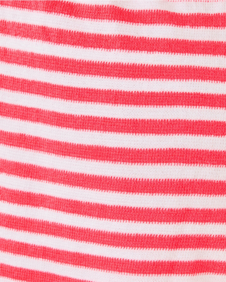 Peppi High Rise Short -  Cane Coral St Tropez Stripe