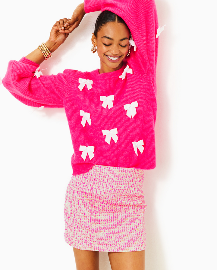 Zarie Sweater - Heathered Passion Fruit Pink