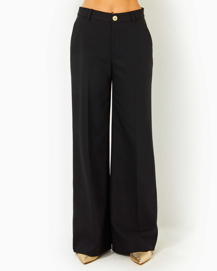 33" Colletti High Rise Trouser - Noir