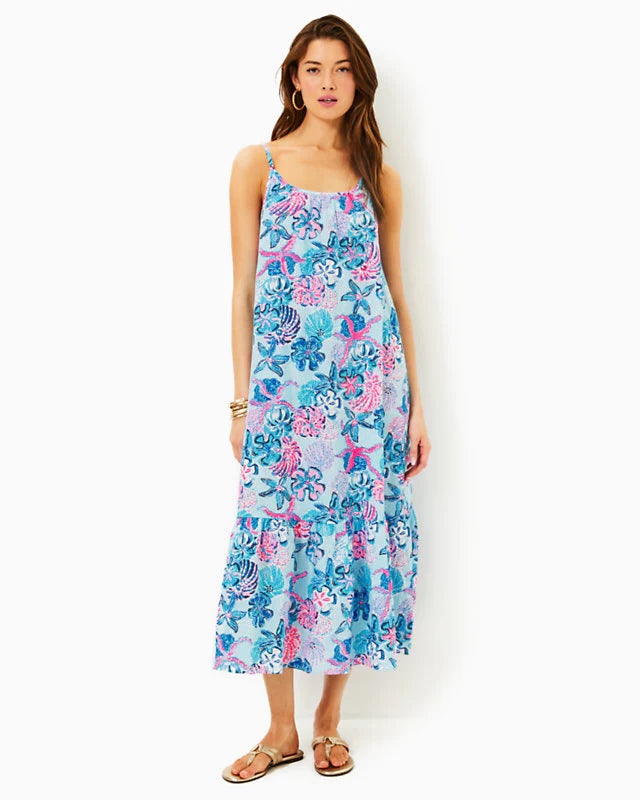 Amerie Linen Midi Dress