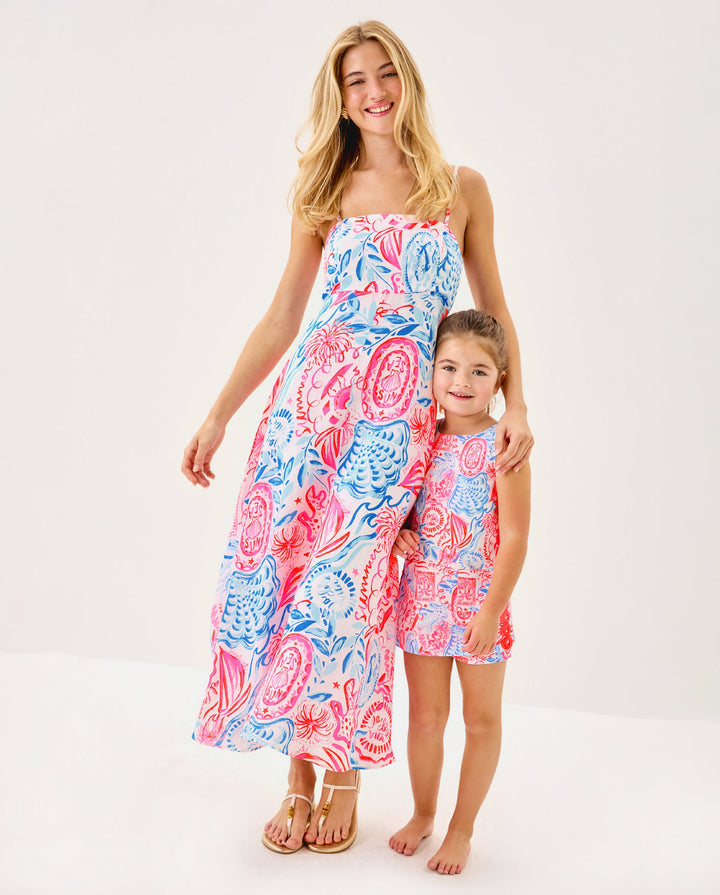 Jorgian Linen Midi Dress
