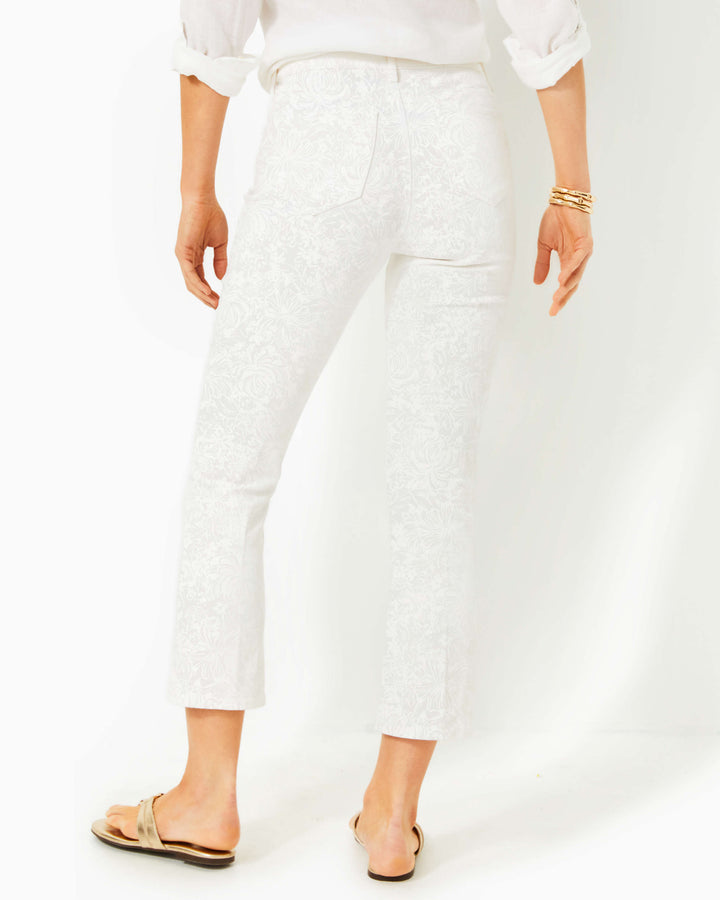 Liza High Rise Crop Flare Pant