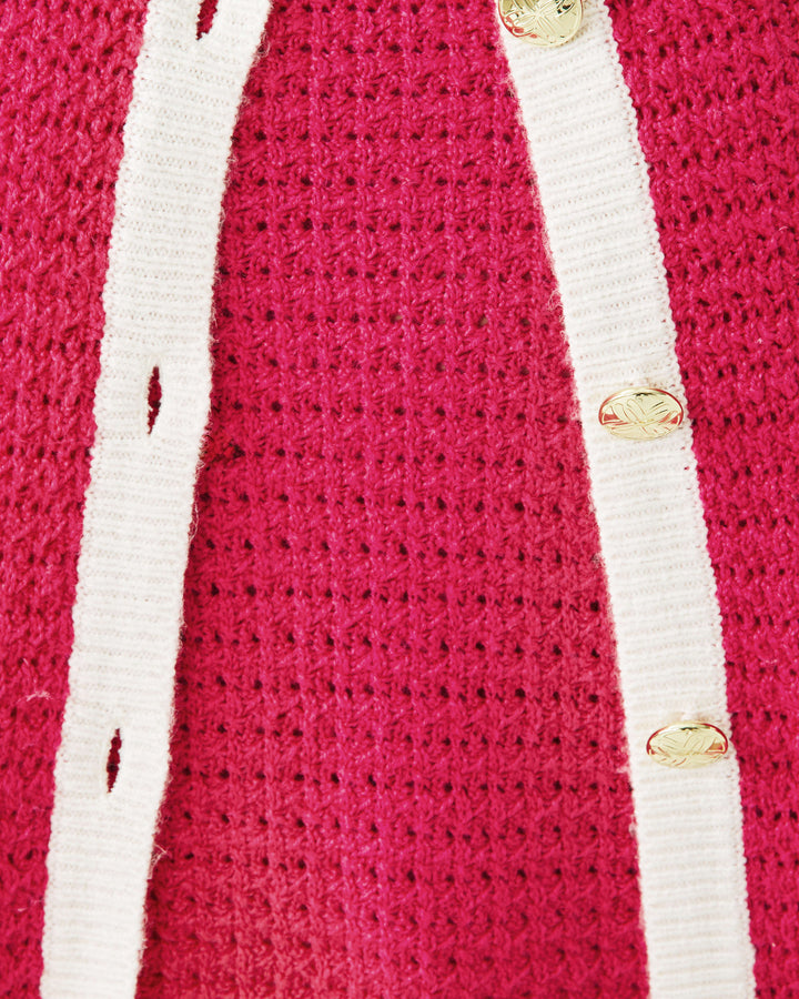 Valoria Sweater Set - Raspberry Rouge