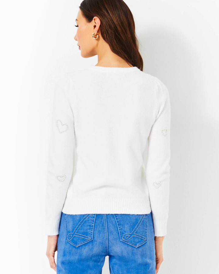 Mandia Sweater - Resort White Party Hearts