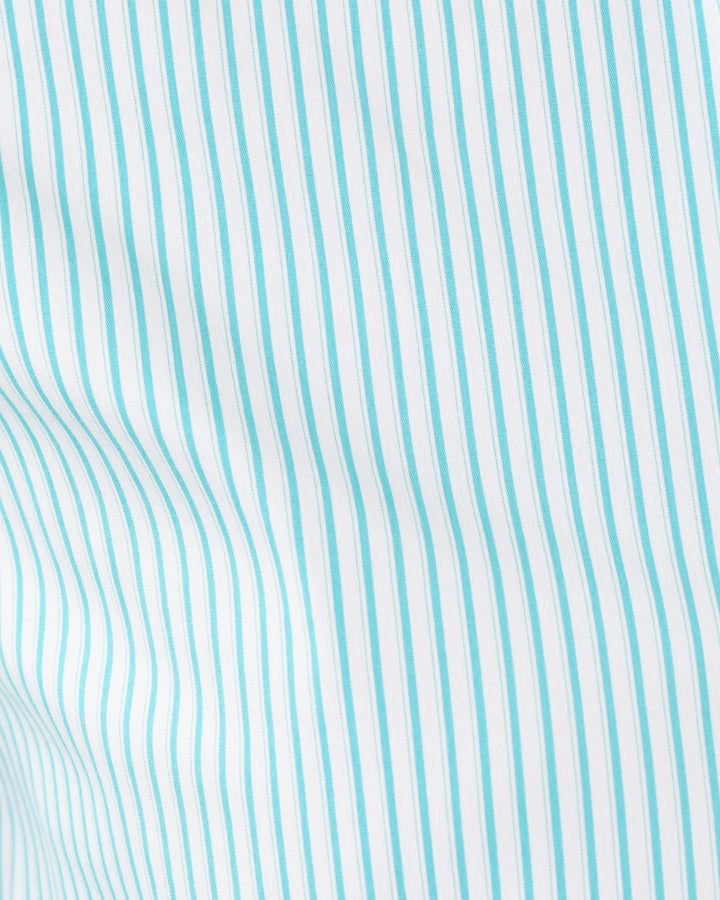The Tie Lilly Shirt - Capri Blue Shadow Shirting Stripe