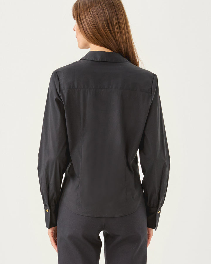 The Tie Lilly Shirt - Noir