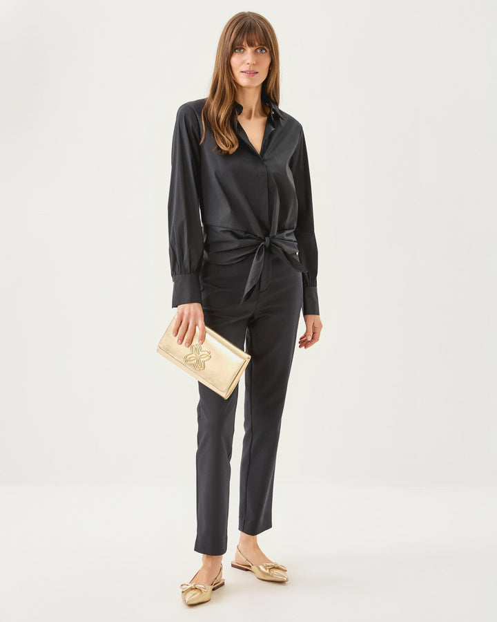 The Tie Lilly Shirt - Noir