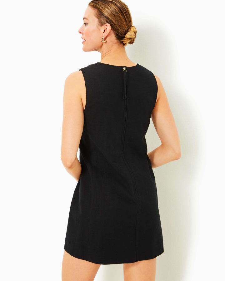 Edita Embellished Stretch Shift Dress