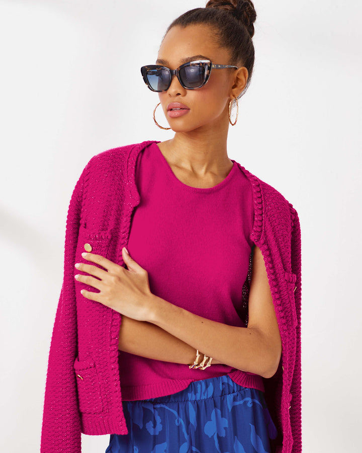 Amila Sweater Shell Top