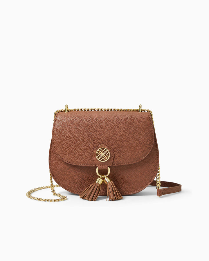 Sirena Leather Crossbody Bag