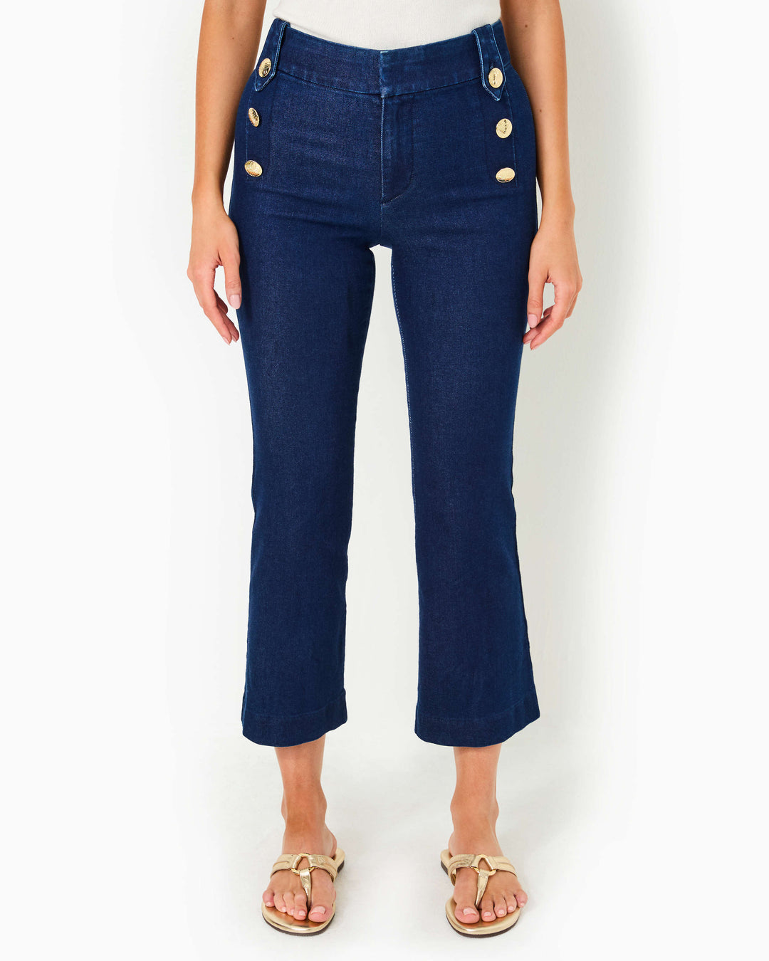 27" Parrish High Rise Crop Flare Pant