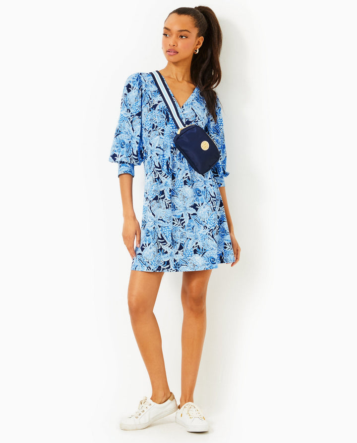 Cass Dress - Bonaire Blue Coastal Constellation