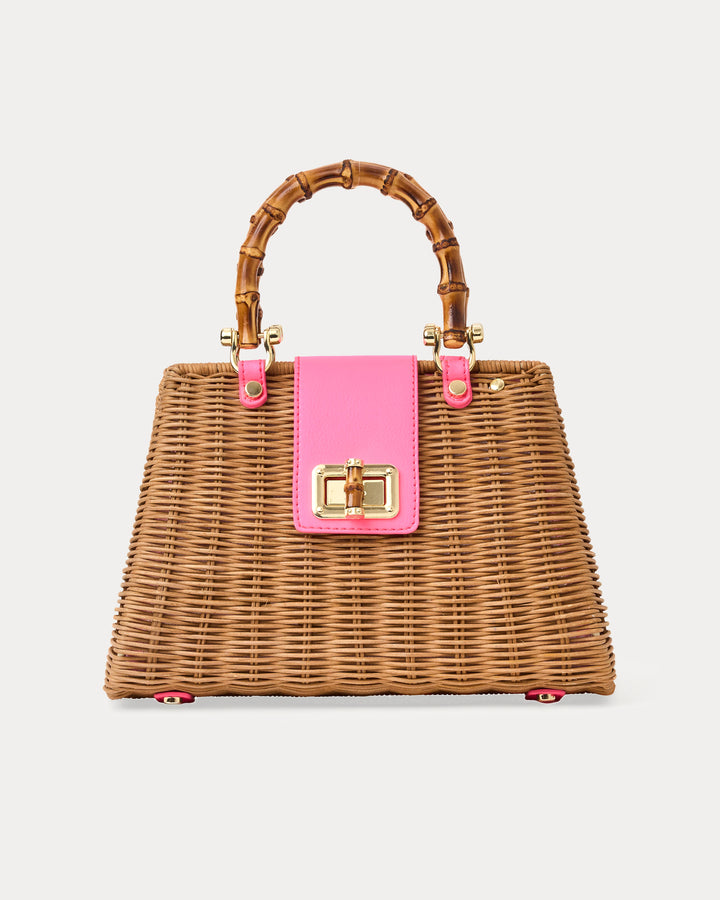Leena Top Handle Bag - Cherry Blossom Pink X Honey