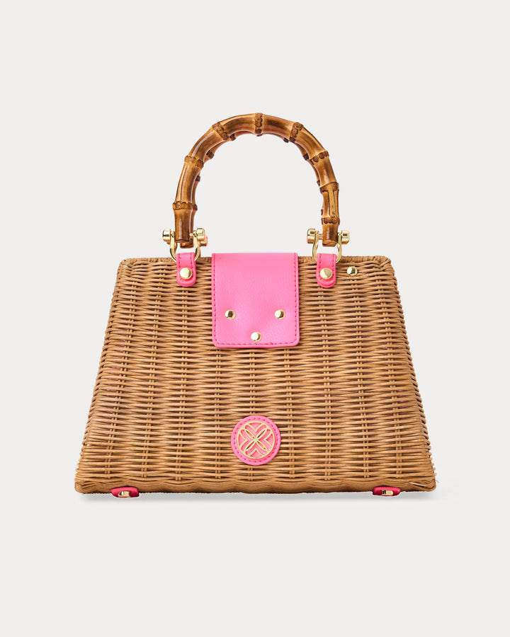 Leena Top Handle Bag - Cherry Blossom Pink X Honey