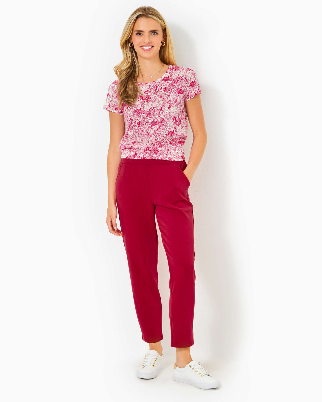 Upf 50+ 27" Riley Pant - Malbec Red