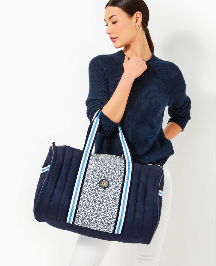 Quilted Puffer Halton Duffel Bag