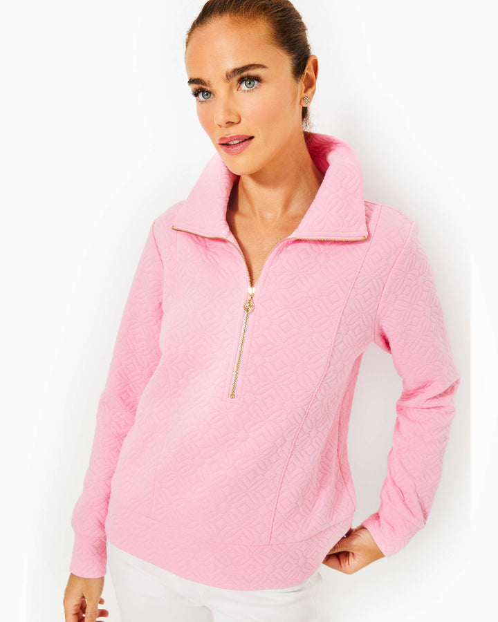 Eleni Pullover - Conch Shell Pink Butterfly