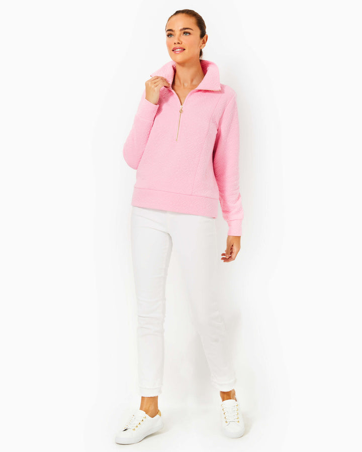 Eleni Pullover - Conch Shell Pink Butterfly