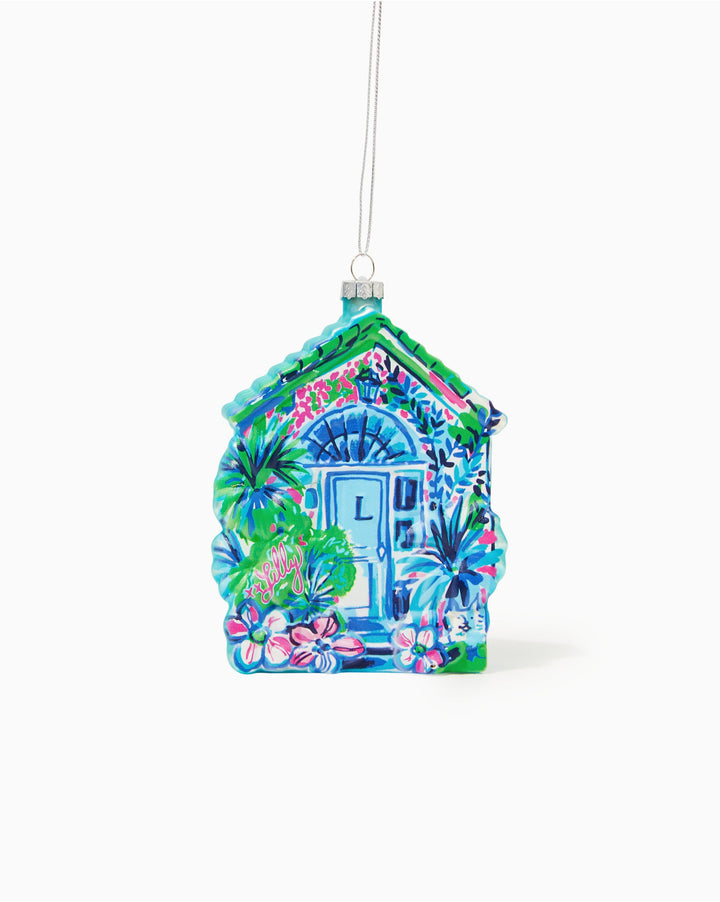 Lillys House Glass Ornament