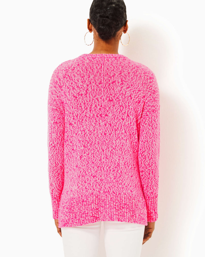 Bedford Sweater - Passion Fruit Pink Marl