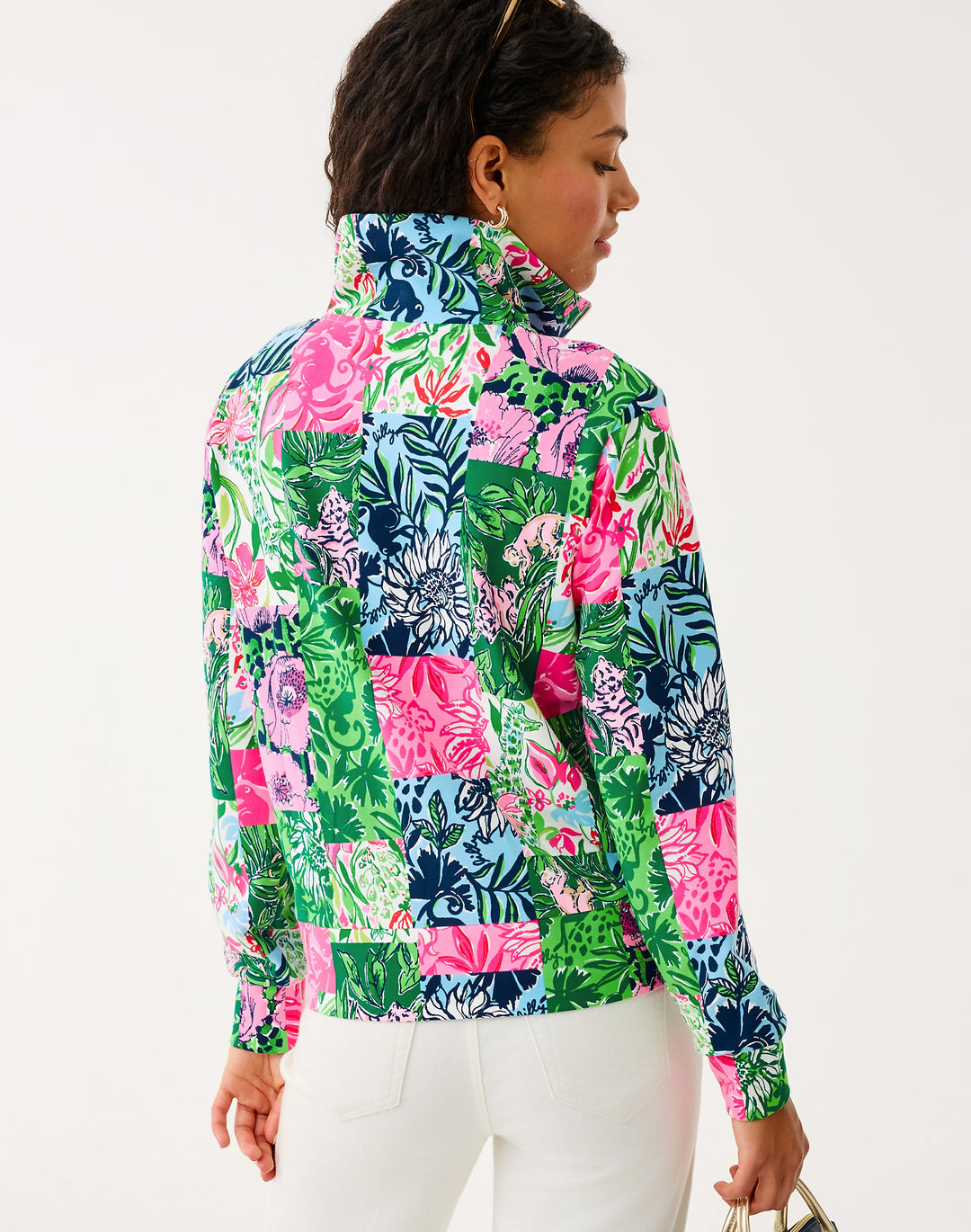 Eleni UPF 50+ Pullover - Multi Party Punch