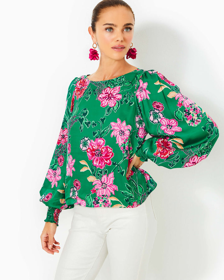 Alfreda Long Sleeve Top - Multi Safari Sanctuary