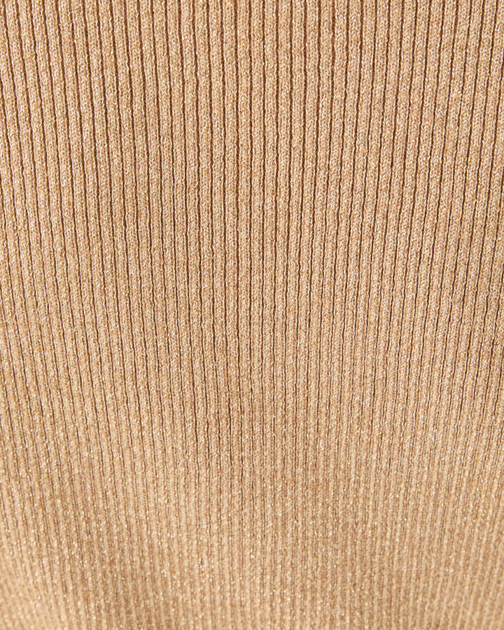 Esli 3/4 Sleeve Sweater - Sand Bar Metallic