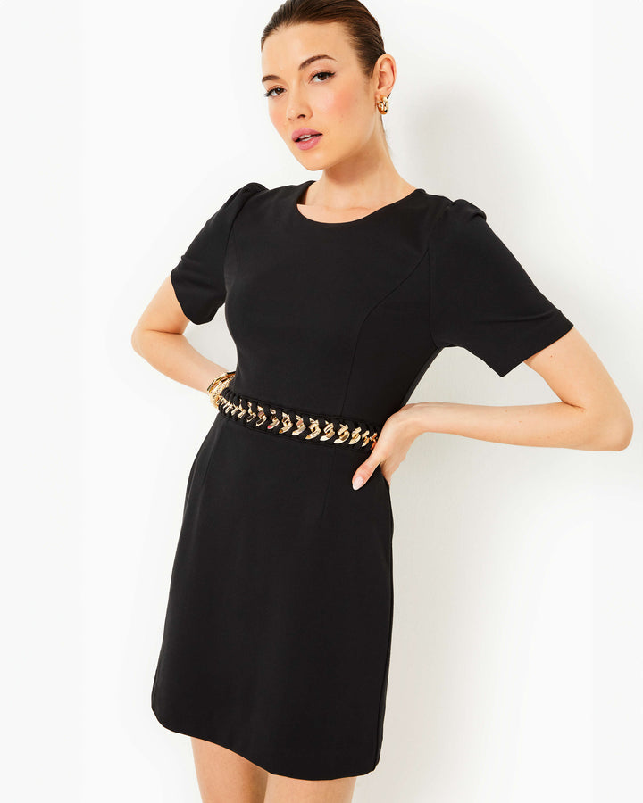 Elinor Shift Dress - Noir