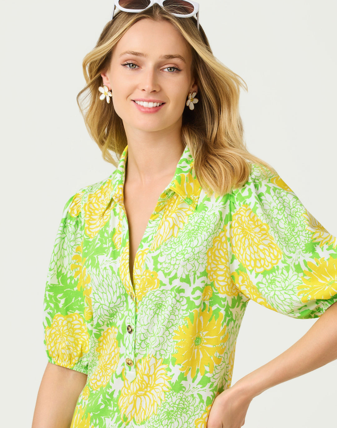 Bingley Dress - Crocodile Green Mumbo Jumbo