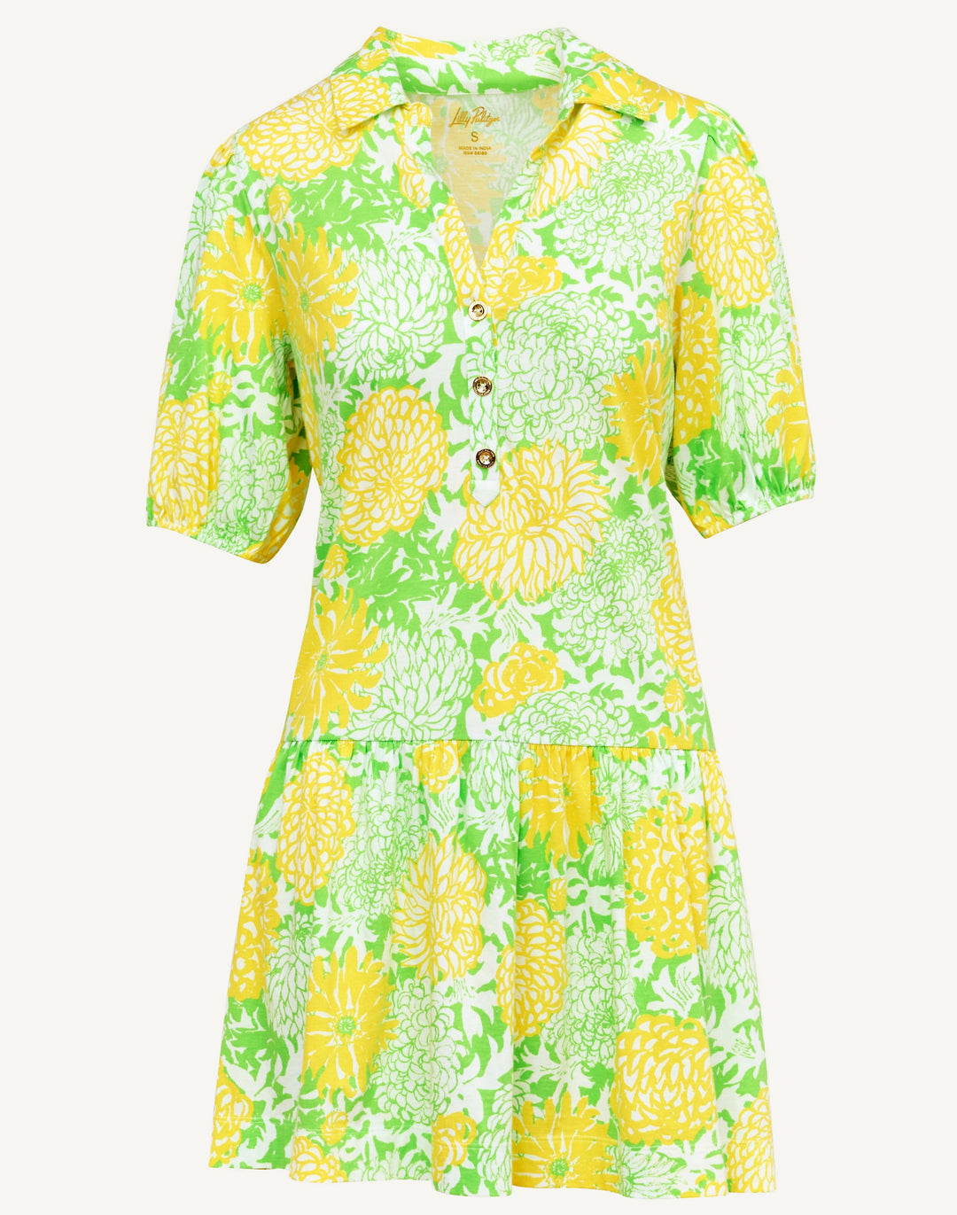 Bingley Dress - Crocodile Green Mumbo Jumbo