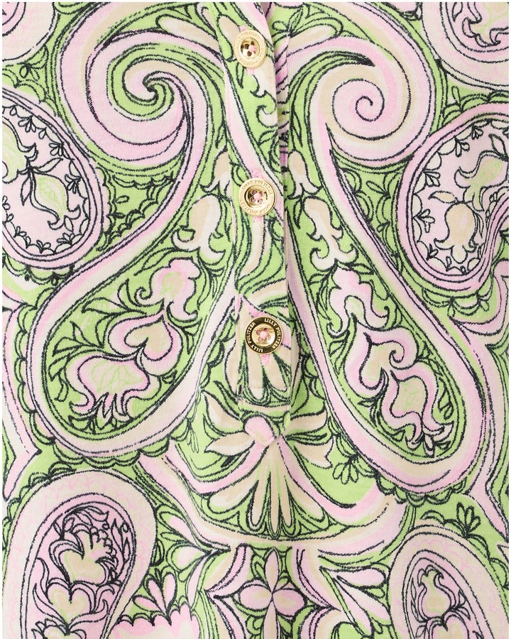 Bingley Dress - Lime Chiffon Estoril