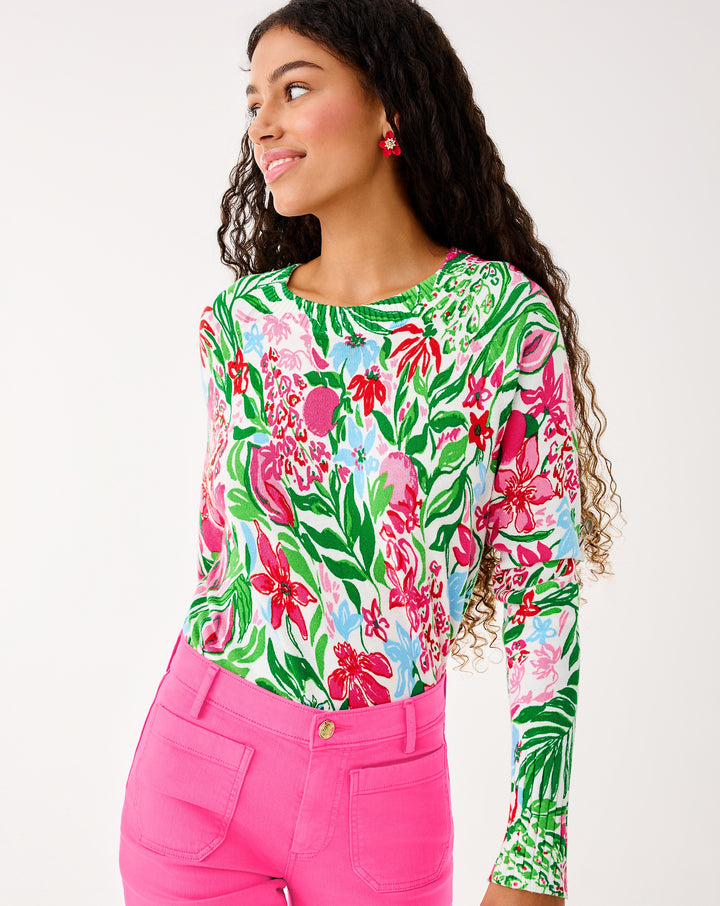 Salima Sweater - Multi Glowing Gardens