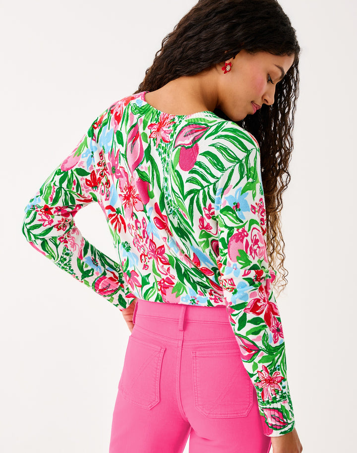 Salima Sweater - Multi Glowing Gardens