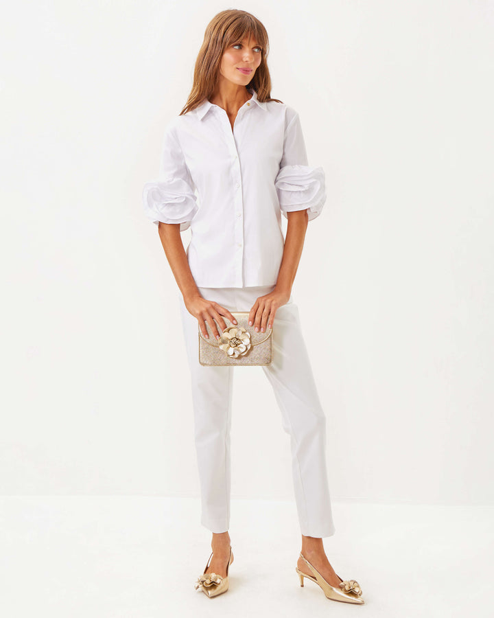 The Flower Lilly Shirt - Resort White