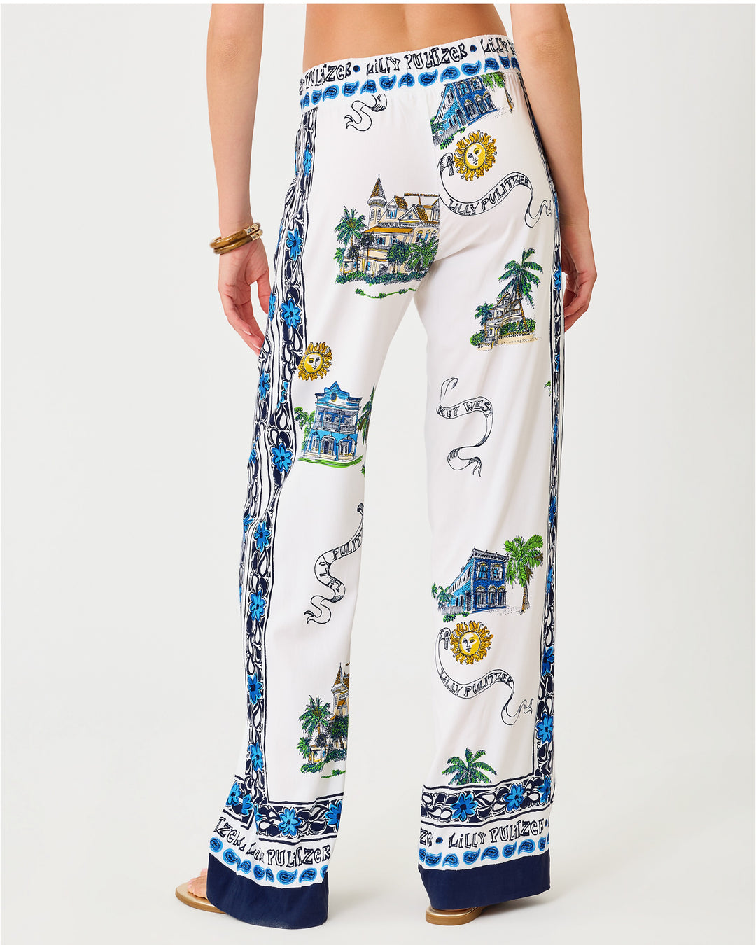 Bal Harbour Stretch Palazzo Pant - Coconut Key West
