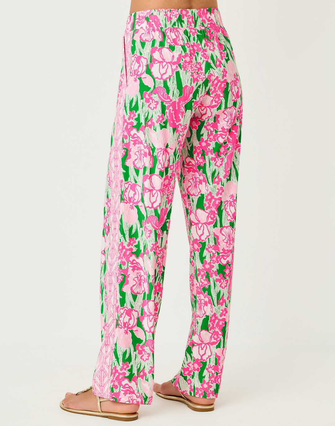 Bal Harbour Stretch Palazzo Pants - Putting Green Hannah