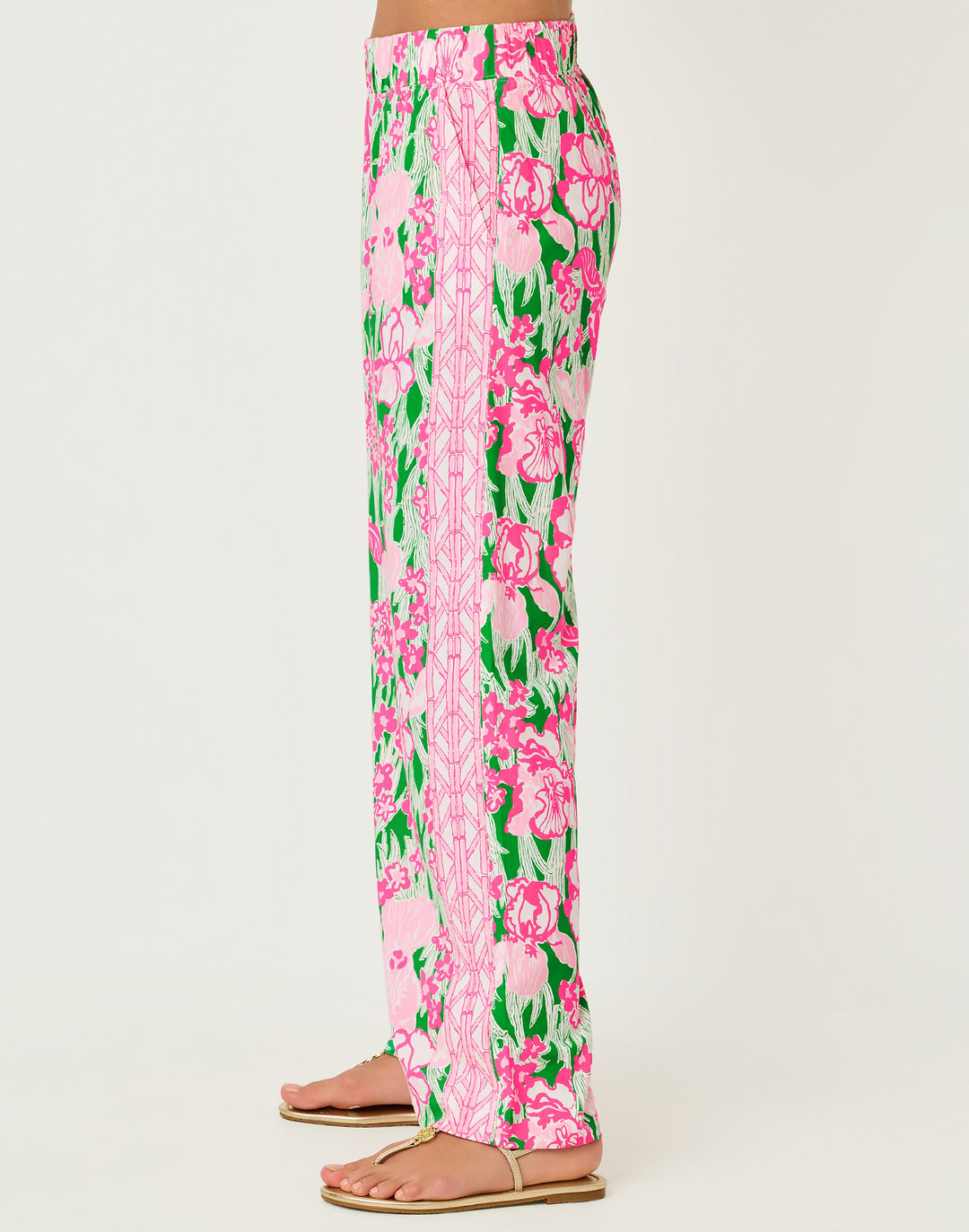 Bal Harbour Stretch Palazzo Pants - Putting Green Hannah