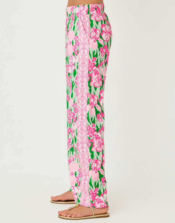 Bal Harbour Stretch Palazzo Pants - Putting Green Hannah