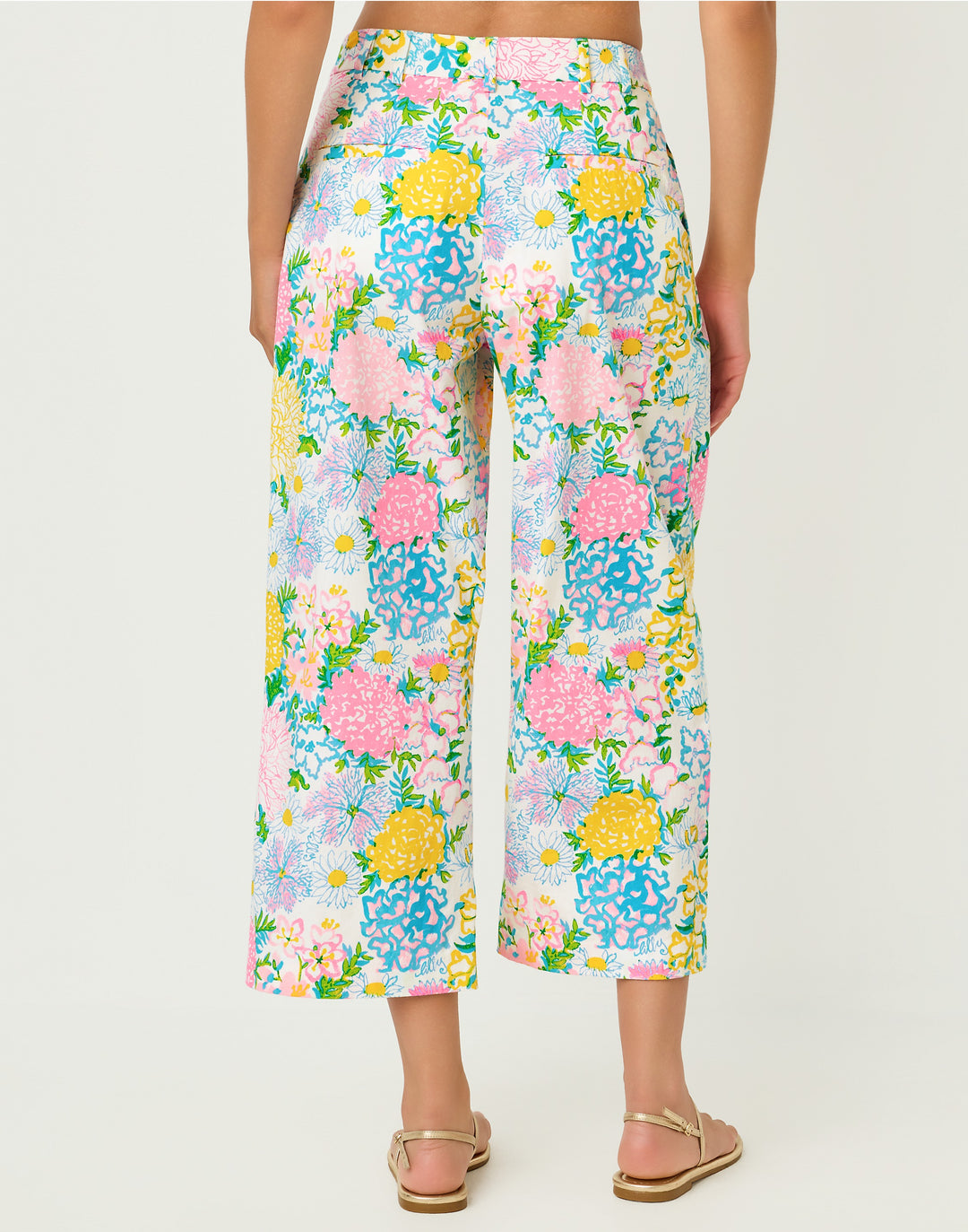 Mandalay Crop Pant - Multi Lilly