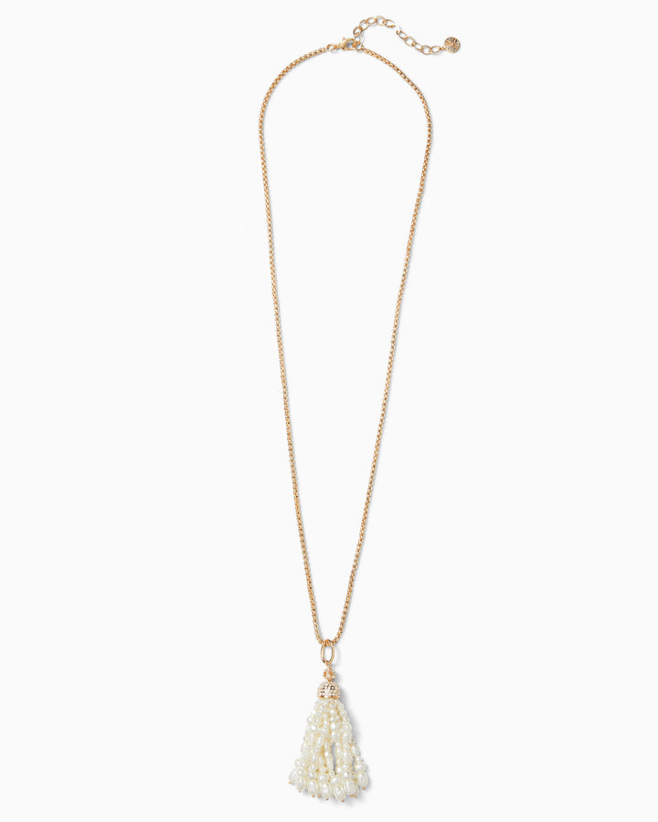 Shimmer Shells Necklace - Coconut