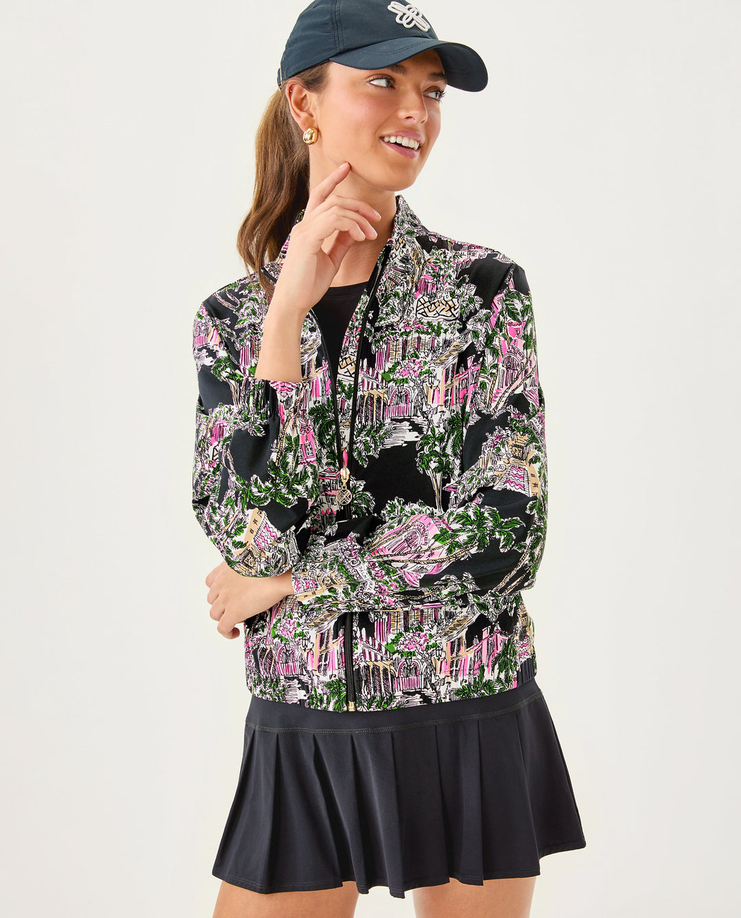 Aegean Jacket Upf 50+ - Onyx Pb Anniversary Toile